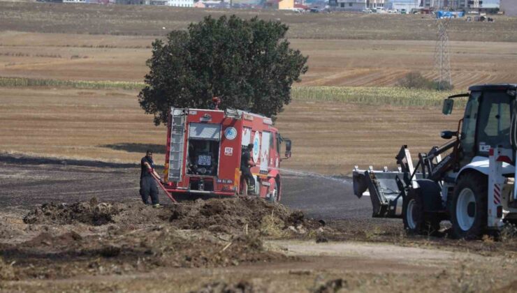 Kapaklı’da 30 dekar tarım arazisi kül oldu