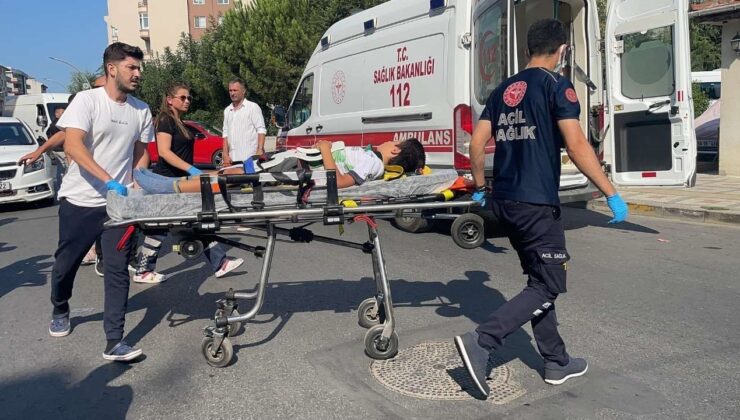 Kapaklı’da karşıdan karşıya geçmeye çalışan çocuğa otomobil çarptı