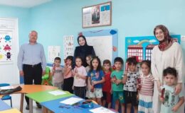 Kaymakam Çanakçıoğlu kurs öğrencileriyle bir araya geldi