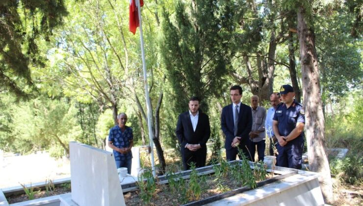 Kaymakamı Ardal, şehit Kıygıcı’nın kabrini ziyaret etti
