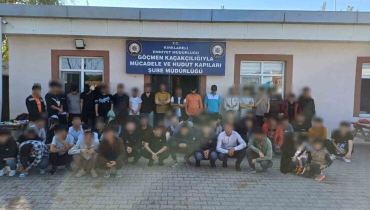 Kırklareli’nde kamyon dolusu kaçak yakalandı
