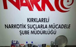 Kırklareli’nde uyuşturucu operasyonu: 3 tutuklama