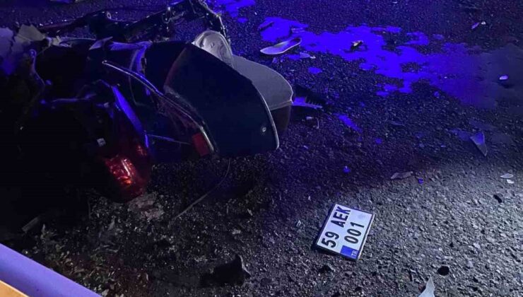 Motosiklet sürücüsü hayatını kaybetti