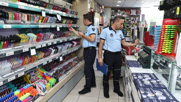 Nilüfer’de kırtasiyelerde denetim başladı