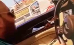 Otomatik tabanca ile havaya defalarca ateş açtı