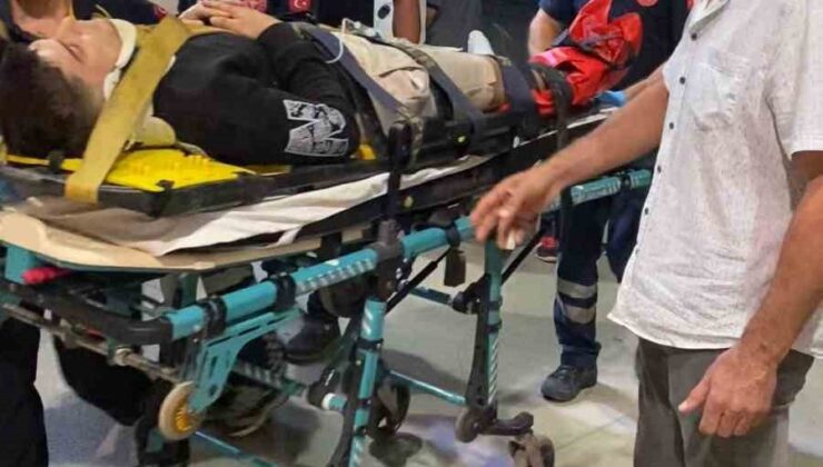 Otomobil ile motosiklet kafa kafaya çarpıştı: 2 ağır yaralı