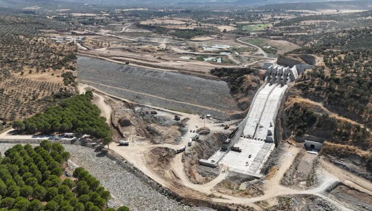 Reşitköy Barajı’nda çalışmalar devam ediyor