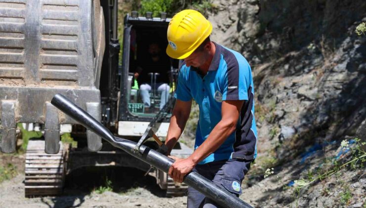 SASKİ, 2 bin 500 metrelik içme suyu hattı yenileniyor