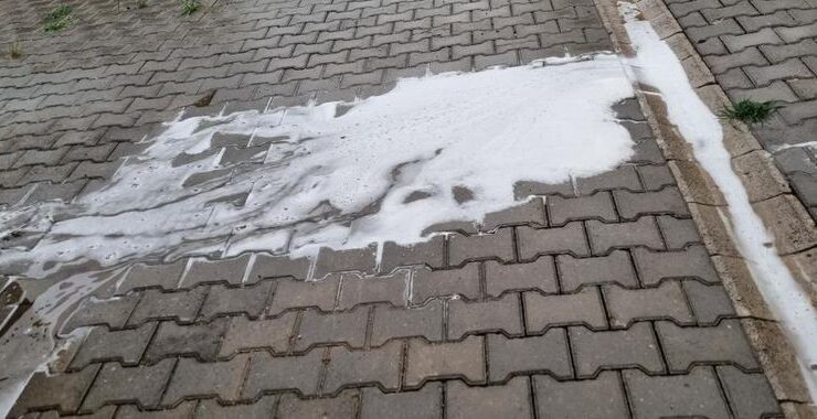 Skandal, yağmur yağınca ortaya çıktı