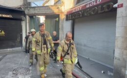 Tarihi Kapalıçarşı’da korkutan yangın