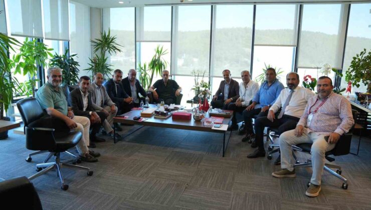 TFF 3. Lig kulüp başkanları, TFF Başkanı Hacıosmanoğlu’nu ziyaret etti