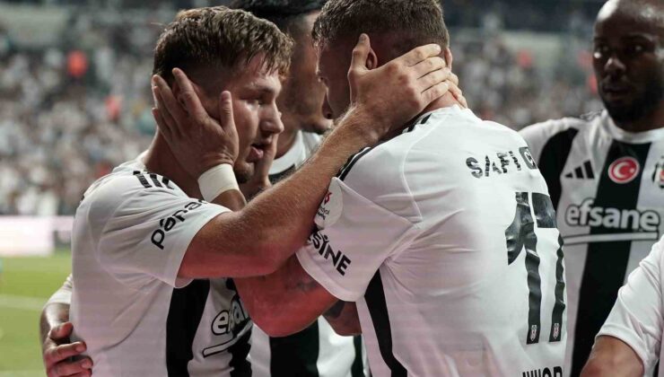 Trendyol Süper Lig: Beşiktaş: 2 – Antalyaspor: 1 (İlk yarı)