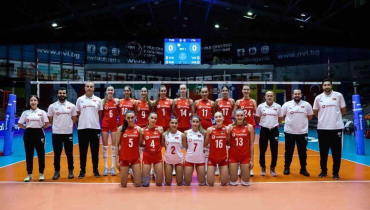 U20 Kadın Milli Voleybol Takımı, namağlup Avrupa şampiyonu