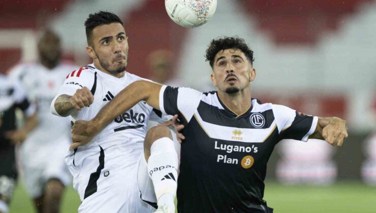 UEFA Avrupa Ligi: Lugano: 1 – Beşiktaş: 1 (İlk yarı)