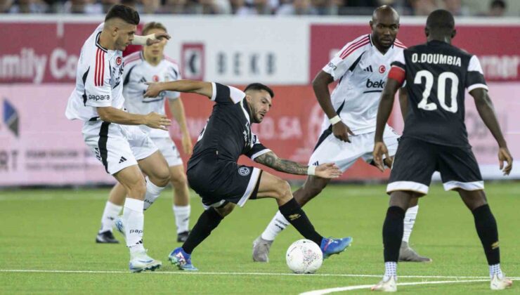 UEFA Avrupa Ligi: Lugano: 3 – Beşiktaş: 3 (Maç sonucu)