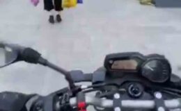 Üsküdar’da polisten kaçtı, o anları kayda aldı