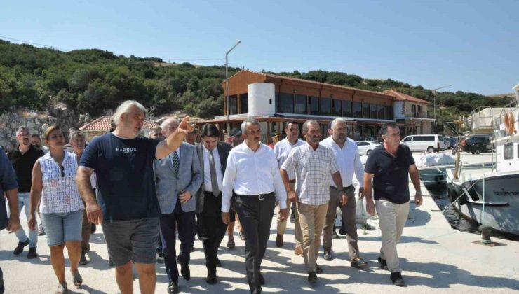 Vali Sezer, Keşan’daki İbrice Limanı’nda inceledi