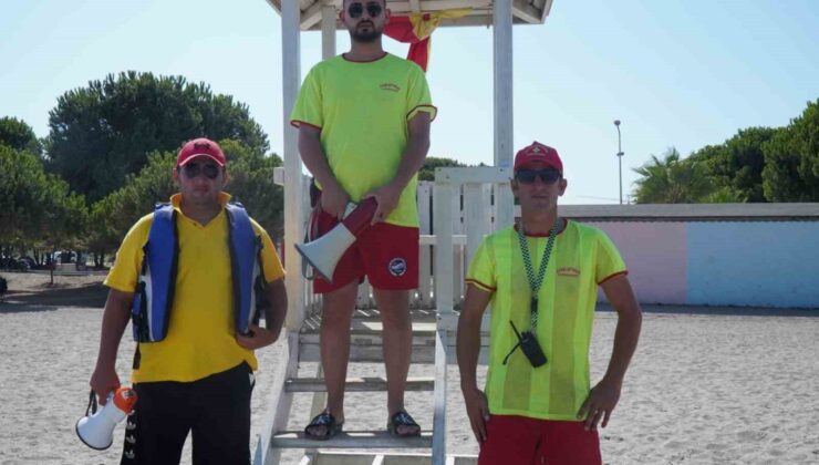 Yalova’da deniz simidiyle akıntıda sürüklenen çocuğu kurtaran ekip o anları anlattı