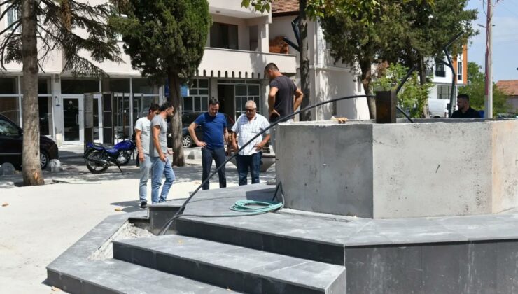 Yuvacık Semt Meydanı 2. etap çalışmaları devam ediyor