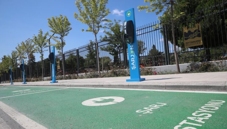 Zeytinburnu’nda elektrikli araçlar için hızlı şarj istasyonları kuruldu