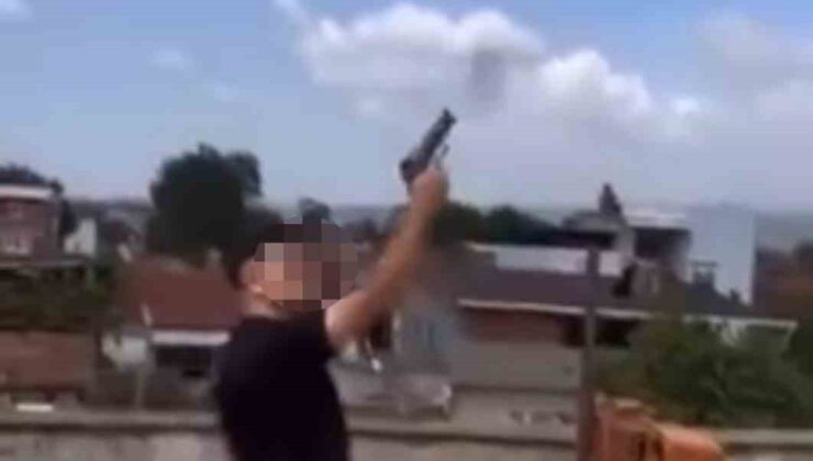 14 yaşındaki çocuk havaya defalarca ateş açtı