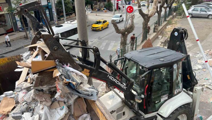 9 ayda 9 bin 884 ton moloz atık toplandı