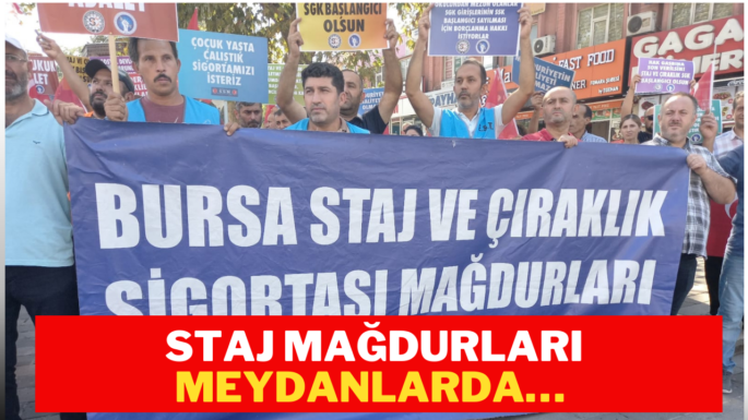 Staj mağdurları meydanlarda