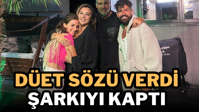 Düet sözü verdi şarkıyı kaptı