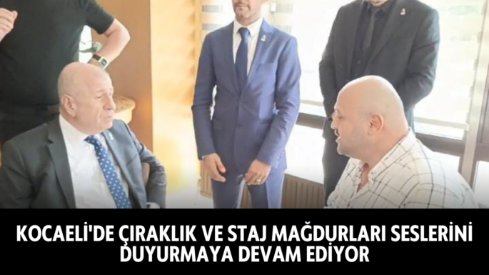 Kocaeli’de Çıraklık ve Staj Mağdurları Seslerini Duyurmaya Devam Ediyor