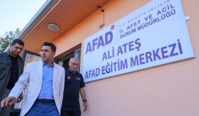 Bilecik’e  AFAD Eğitim Merkezi kuruluyor