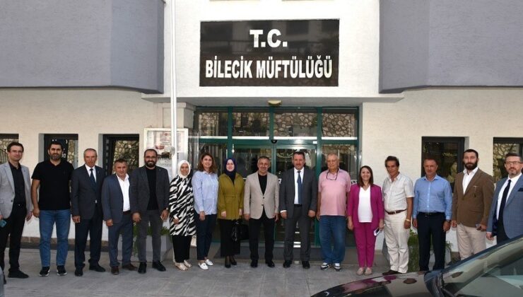 AK Parti İl Başkanı Yıldırım, Müftü Dilek ile bir araya geldi