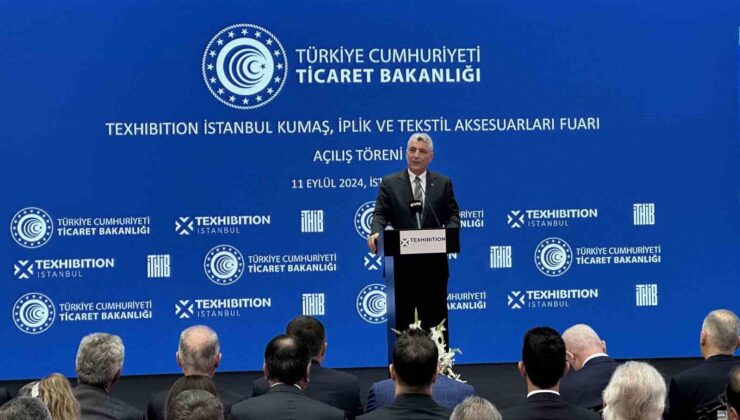 Bakan Bolat: ‘‘Tekstil ve konfeksiyonda ilk 8 ayda 21,2 milyar dolar ihracat gerçekleşti’’