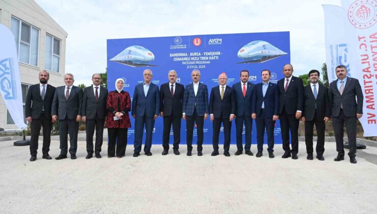 Bakan Uraloğlu: “Proje bittiği zaman Bursa’dan Ankara’ya 2 saat 15 dakikada seyahat edeceğiz”