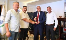 Başkan Bakkalcıoğlu’na, Vitraspor’dan ziyaret