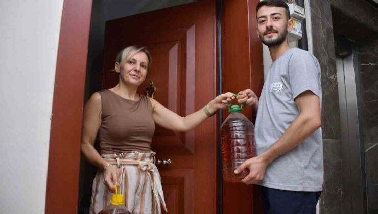 Beş litre atık yağ bir litre sıvı deterjana dönüşüyor