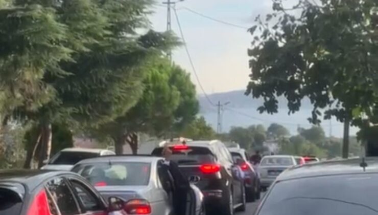 Beykoz’da düğün konvoyunda havaya ateş açtılar