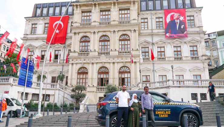 Beyoğlu’nda Togg engelsiz taksi oldu