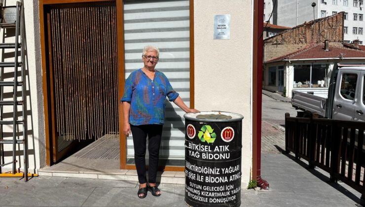 Bilecik’te 5 mahalleye geri dönüşebilen bitkisel atık yağlar için toplama noktaları yapıldı