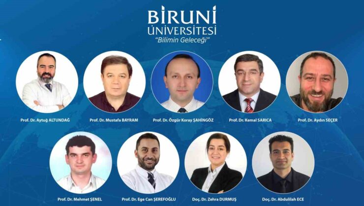 Biruni Üniversitesi’nden 9 akademisyen “Dünyanın En Etkili Bilim İnsanları” listesinde