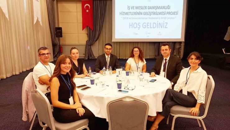 BŞEÜ, “İş ve Meslek Danışmanlığı Hizmetlerinin Geliştirilmesi Projesi” kapsamında düzenlenen çalıştaya katıldı