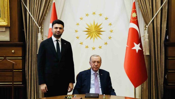 Bursaspor Başkanı Enes Çelik, Cumhurbaşkanı Recep Tayyip Erdoğan’la görüştü