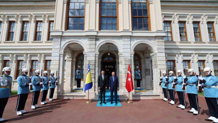 Cumhurbaşkanı Erdoğan, Bosna-Hersek Devlet Başkanlığı Konseyi Başkanı Denis Becirovic ile bir araya geldi