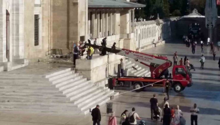 Fatih Camii’ndeki dış cepe temizliğinde İttihat Terakki’nin kurşun izlerinin silinme endişesi