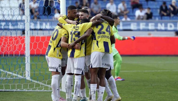 Fenerbahçe derbi öncesi hata yapmadı