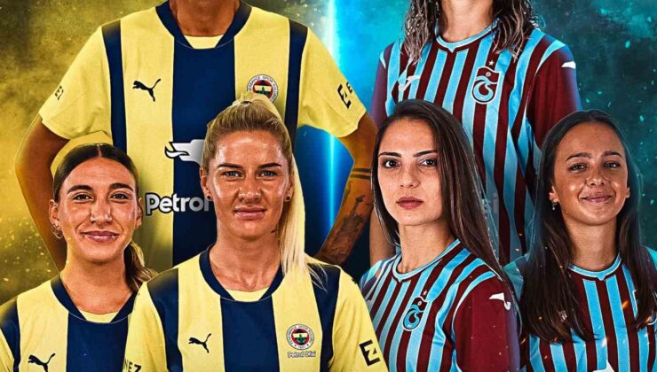 Fenerbahçe Petrol Ofisi ile Trabzonspor Petrol Ofisi kadın futbol takımları pazar günü karşı karşıya geliyor