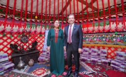 Geleneksel sanatlar Pendik’te buluştu, dev otağ çadırı havadan görüntülendi