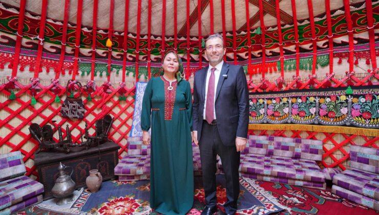 Geleneksel sanatlar Pendik’te buluştu, dev otağ çadırı havadan görüntülendi