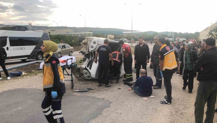 İşçi servisinde can pazarı…13 işçi yaralandı