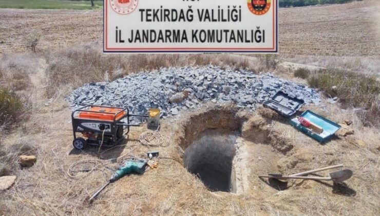 Kaçak kazı yapanlara operasyon: 4 gözaltı