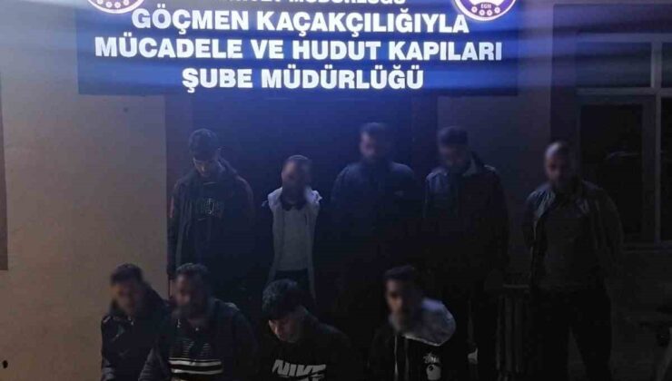 Kırklareli’nde 9 kaçak göçmen yakalandı